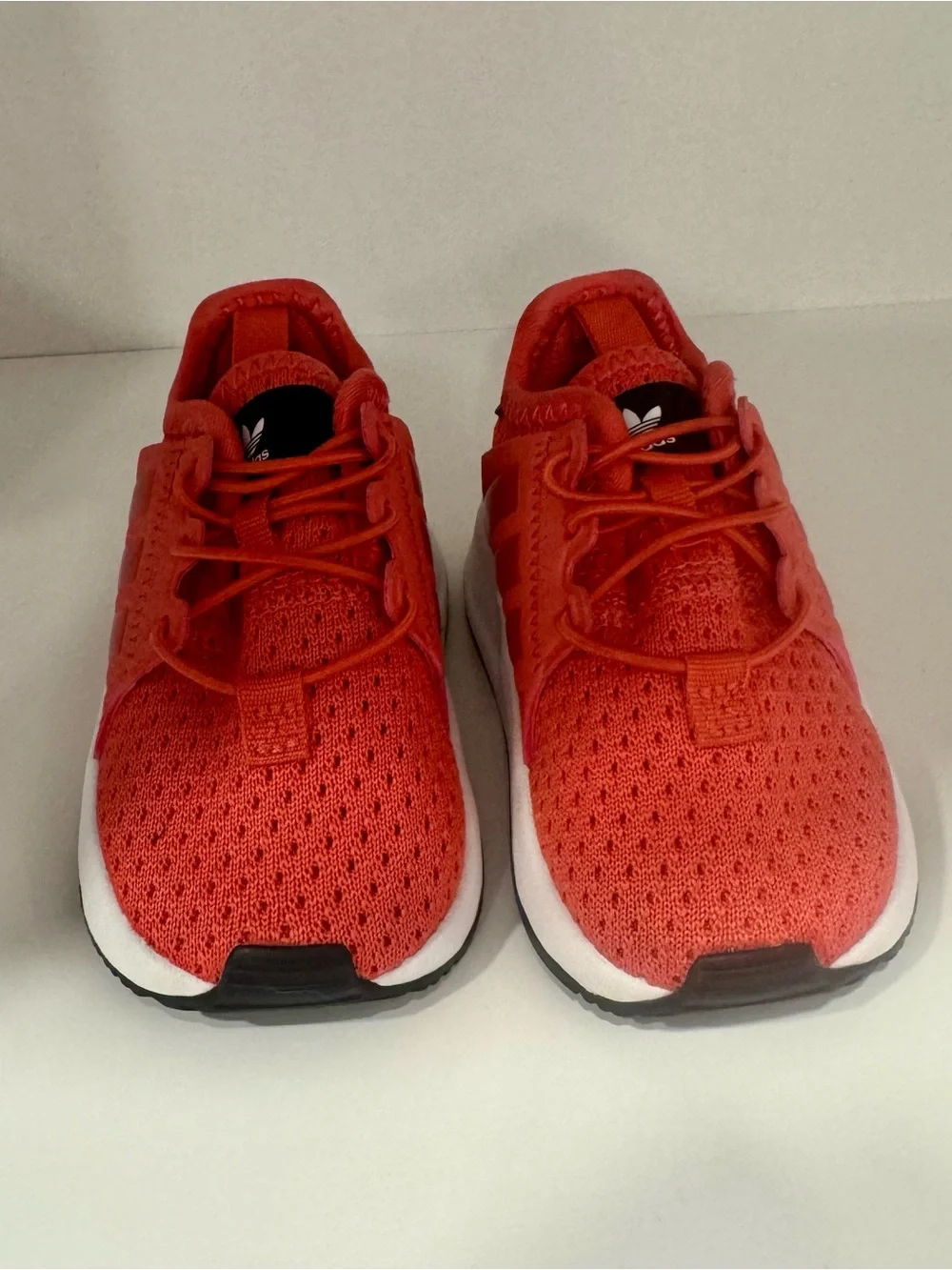 adidas Kids Red Mesh Sneakers with White Midsole